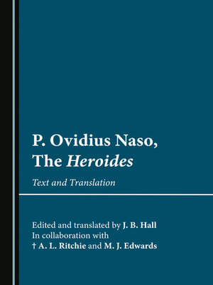 cover image of P. Ovidius Naso, The Heroides